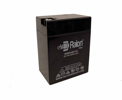 Raion Power 6V 14Ah Replacement Emergency Light Battery for AtLite 24-1004 1 Pack
