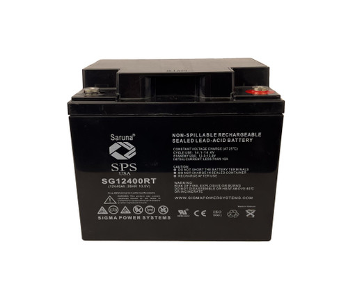 Raion Power RG12400RT 12V 40Ah Lead Acid Battery for IBT BT40-12GEL