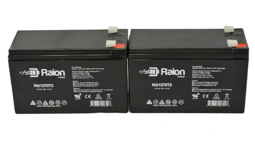 Raion Power Replacement 12V 7Ah Fire Alarm Control Panel Battery for Simplex 4002 - 2 Pack
