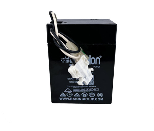 Raion Power 6V 14Ah Replacement Battery for Cycle Sound Raider 550 74530-9993