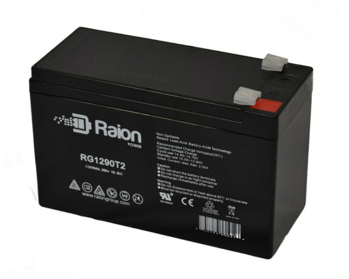 Raion Power Replacement 12V 9Ah Battery for Vexilar FLX-12 Pro Pack II w/ 12 Degree Ice-Ducer - 1 Pack