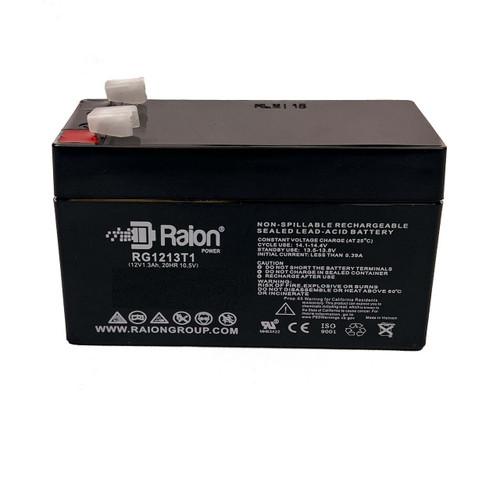 Raion Power RG1213T1 12V 1.3Ah Compatible Replacement Battery for 2023 Mercedes-Benz GLA45 AMG 4Matic 2.0L L4 - Gas