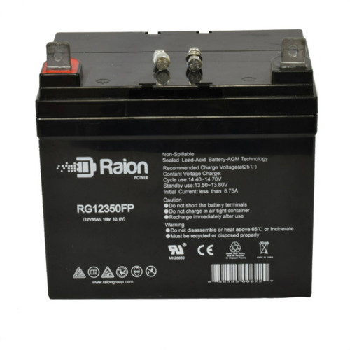 Raion Power RG12350FP 12V 35Ah Lead Acid Battery for Myers EPS Illuminator LV 550VA LV-550