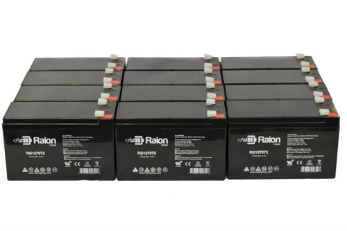 Raion Power Replacement 12V 7Ah Battery for ELK Battery ELK-1270 - 12 Pack