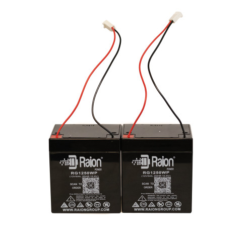 Raion Power RG1250WP Replacement Garage Door Battery for 41B591 - (2 Pack)