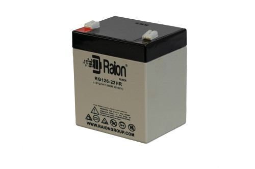 Raion Power RG126-22HR 12V 5.5Ah Replacement UPS Battery Cartridge for Toshiba ECB1UD1030U