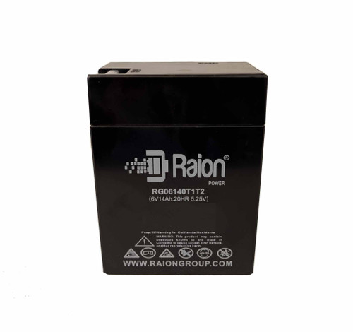 Raion Power RG06140T1T2 Non-Spillable Replacement Battery for Teledyne 2CL6S10