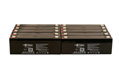 Raion Power 12V 2.3Ah RG1223T1 Compatible Replacement Battery for DET Power SJ12V2.3Ah - 10 Pack
