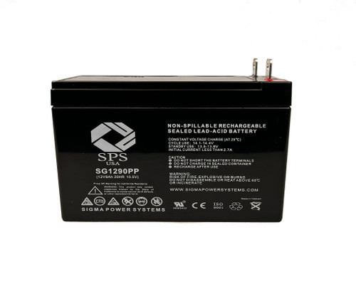 Raion Power RG1290PP 12V 9Ah Lead Acid Battery for Universal Power Group UB1290 40756