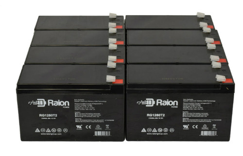 Raion Power Replacement 12V 8Ah Battery for Magnavolt SLA12-8 - 8 Pack