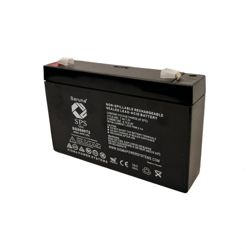 Raion Power RG0690T2 6V 9Ah Replacement UPS Battery Cartridge for HP M1701AXL PAGEWRITER EKG