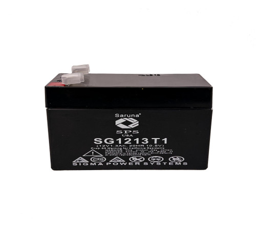 Raion Power RG1213T1 12V 1.3Ah Compatible Replacement Battery for BSB GB12-1.3