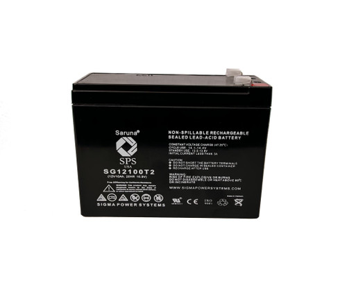 Raion Power RG12100T2 12V 10Ah Compatible Replacement Battery for Black Box BAT/BBB10