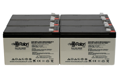 PCM Powercom Ultimate 2000VA Rackmount 12V 7.5Ah Battery - 6 Pack