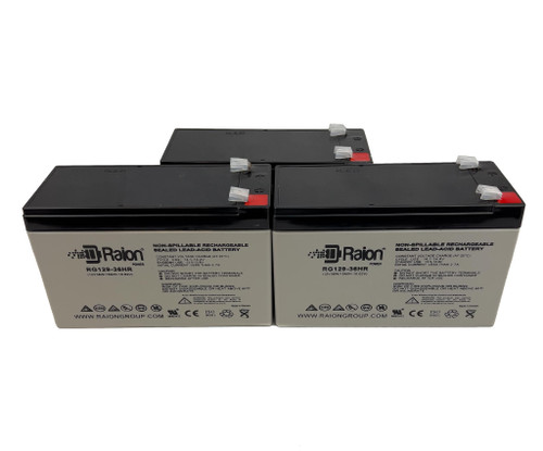OPTI-UPS DS1500B 12V 9Ah Battery - 3 Pack