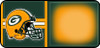Greenbay Packers Helmet Yellow