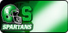 MI State Helmet Green