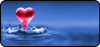 Droplet Heart Blue