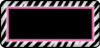 Zebra Black & Pink