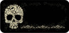 Floral Skull Black