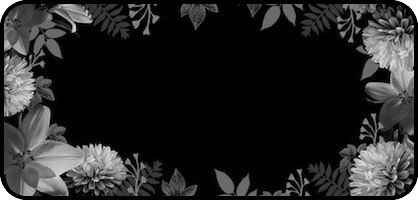 Black & White Floral