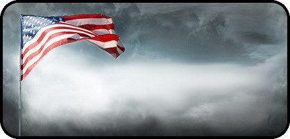 Flag in Clouds