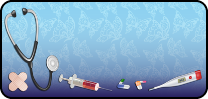 Medical Blue Butterfly