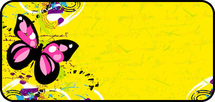 BFly Splatter Yellow