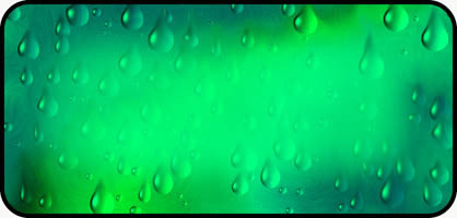 Raindrops Green