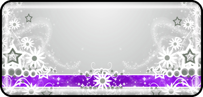 Daisy Ribbon Purple