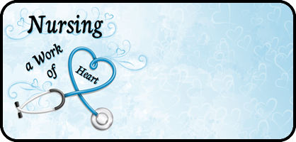 Nursing Work Blue
