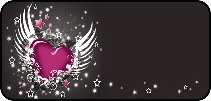 Winged Heart Pink