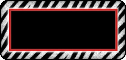 Zebra Black & Red