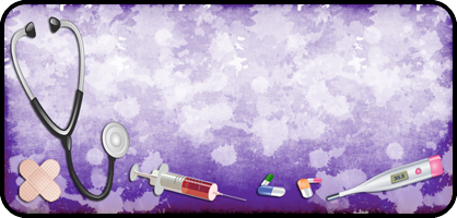Medical Purple Splatter