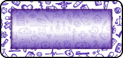 Med Sketch Border Purple