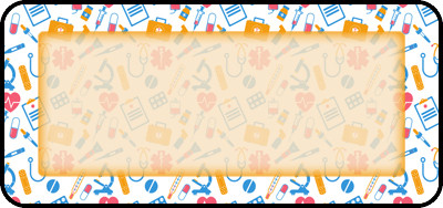 Band Aid Border Orange