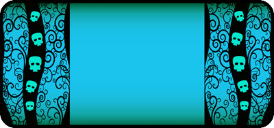 Tangled Skulls Aqua