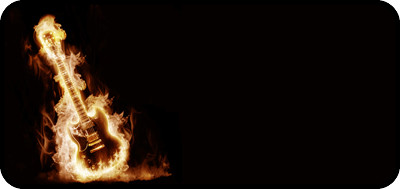 Flaming Guitar
