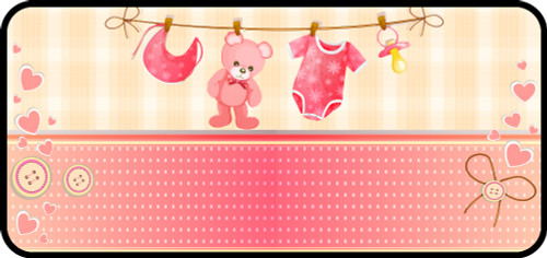 Nursery Banner Pink