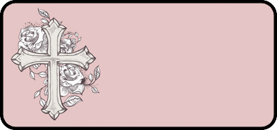 Sketched Cross Peach