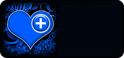 Med Heart Blue
