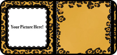 Cheetah Square Frame