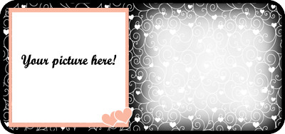 Hearts & Scroll Frame