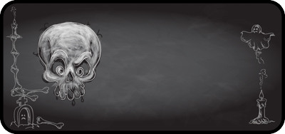 Chalkboard Skull