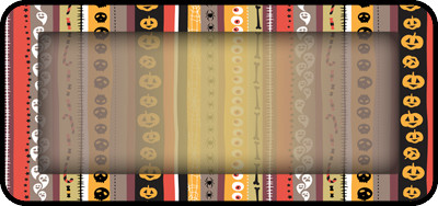 Halloween Stripes Border
