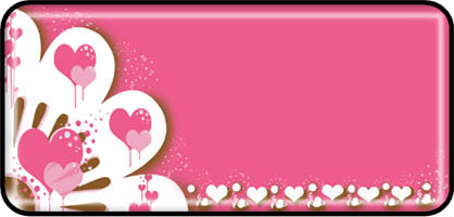 Pink & Brown Hearts