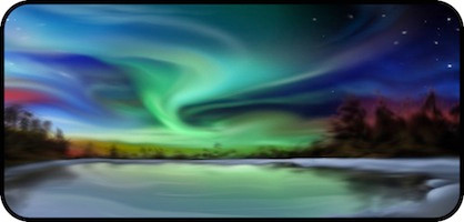 Northern Lights Green