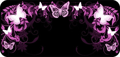 Flutterby Black & Pink