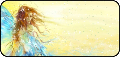 Glitter Angel Yellow