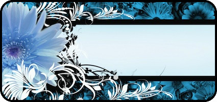 Daisy Banner Blue